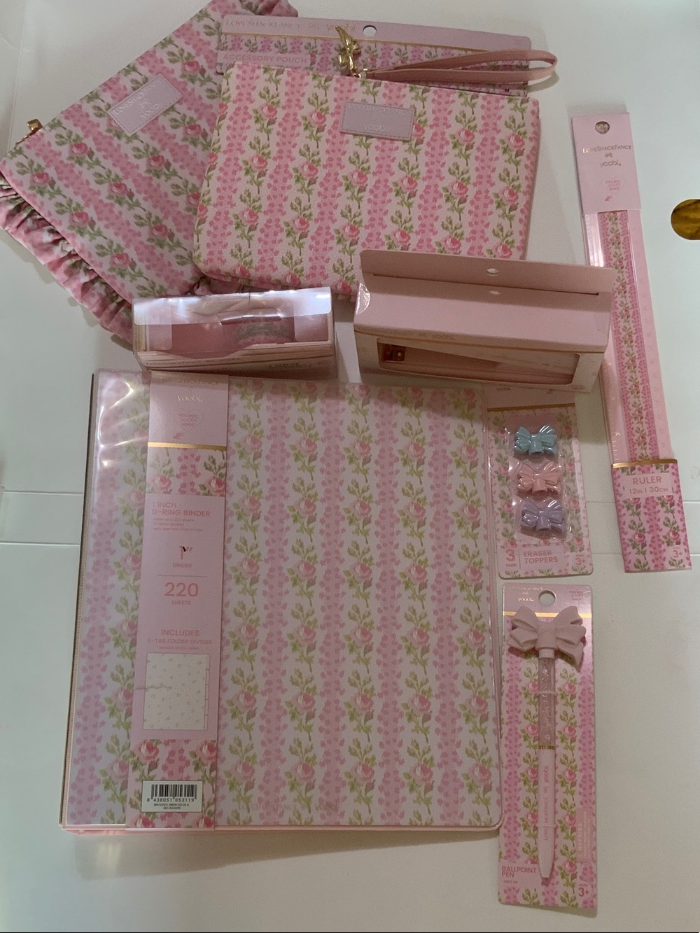 Loveshackfancy Blooming Heirloom Pink Floral Stationery Set - Brand
